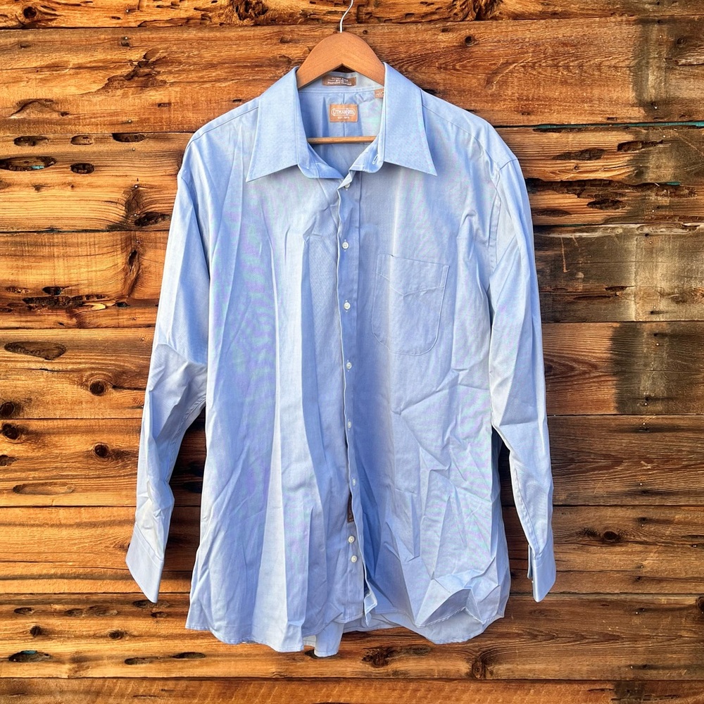 GITMAN BROS | Light Blue Button Down Shirt 17.5 35